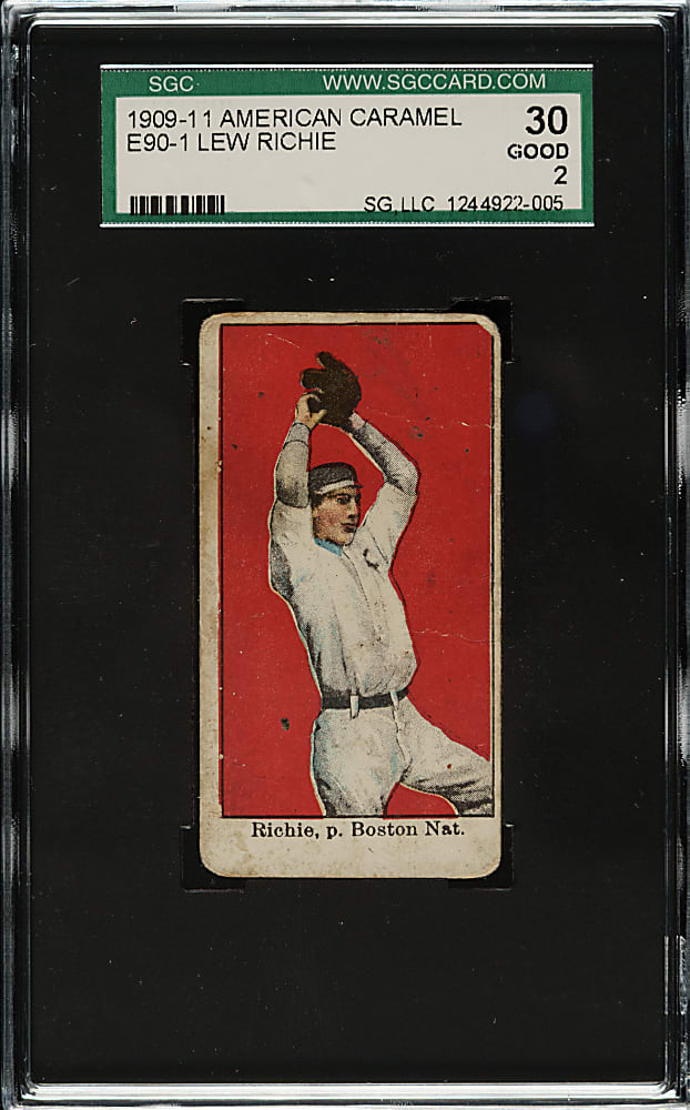 1909-1911 E90-1 American Caramel Lew Richie SGC GOOD 30