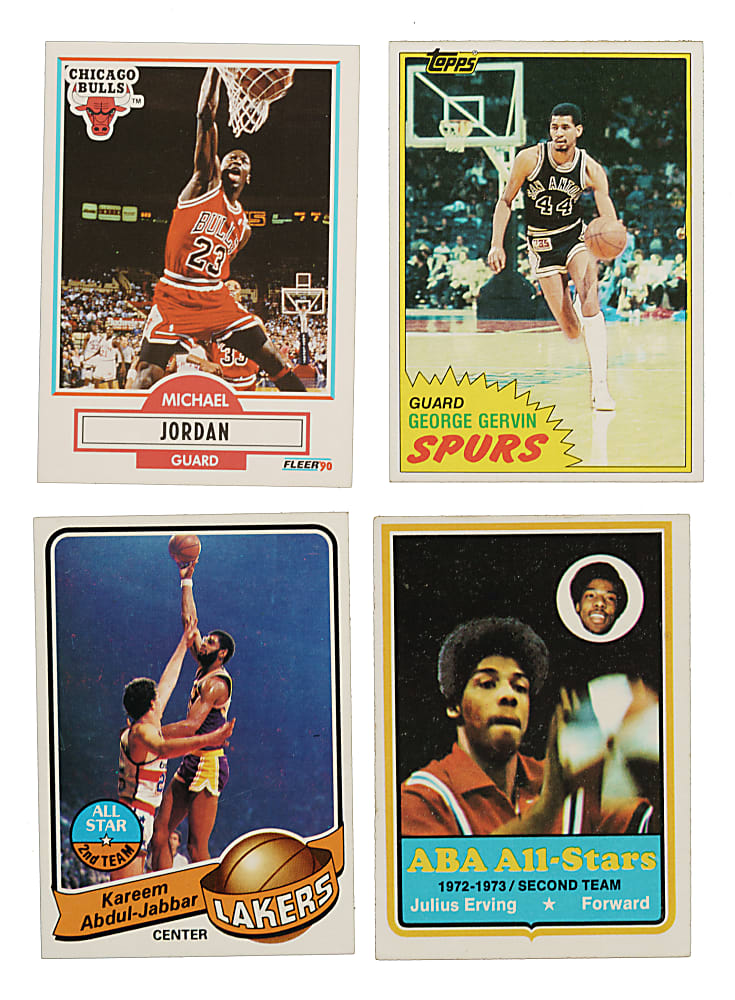1970 to 1997 Topps, Fleer, and Upper Deck Basketball Collection (57)