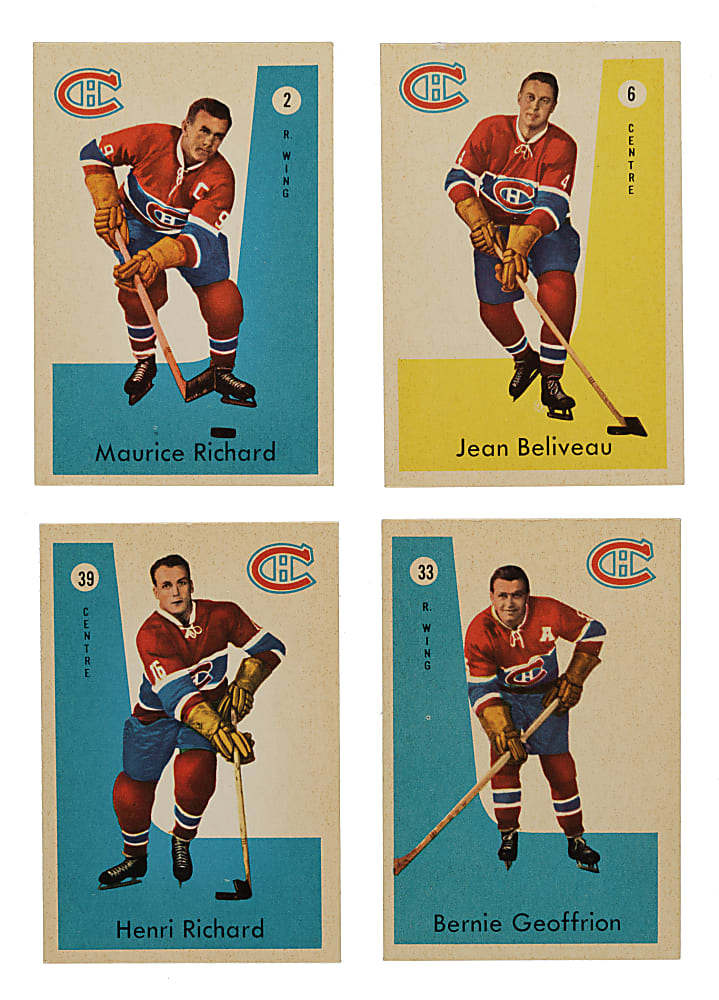 1959-1960 Parkhurst Hockey Collection (22) Including Maurice Richard, Bernie Geoffrion, and Jean Beliveau
