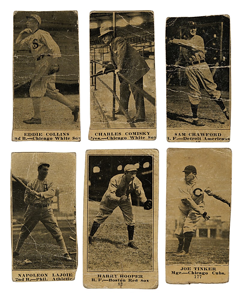 1916 M101-5 Sporting News Collection (19) Including Nap Lajoie, Eddie Collins and Harry Hooper