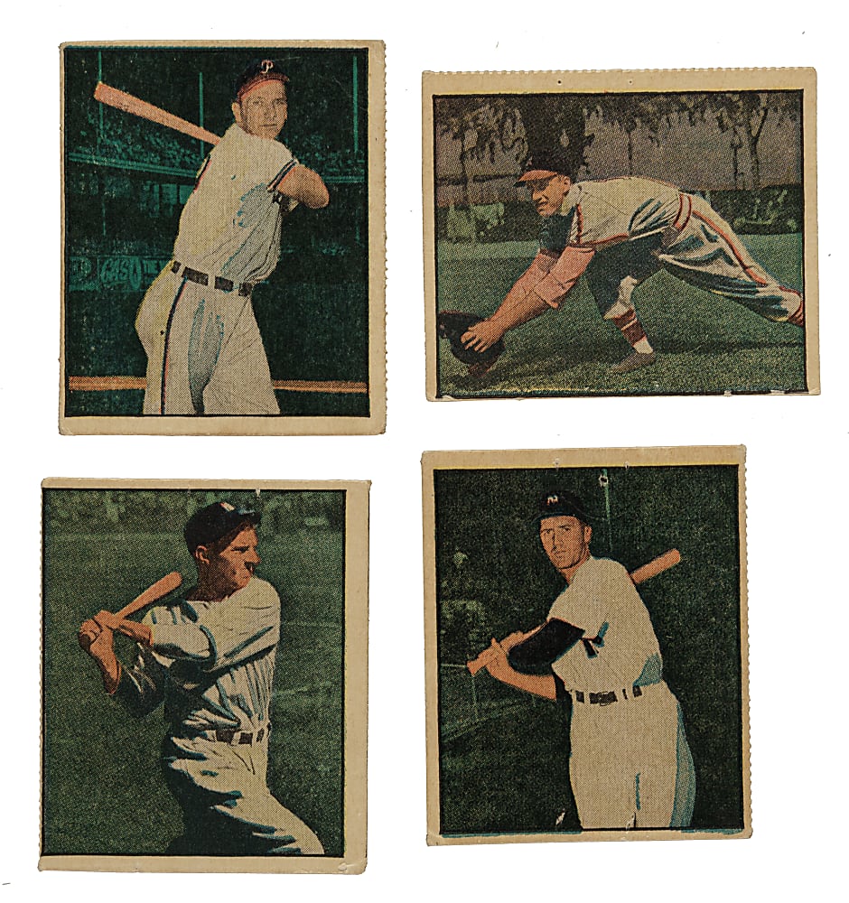 1951 Berk Ross Collection (10) Including Stan Musial and Ralph Kiner