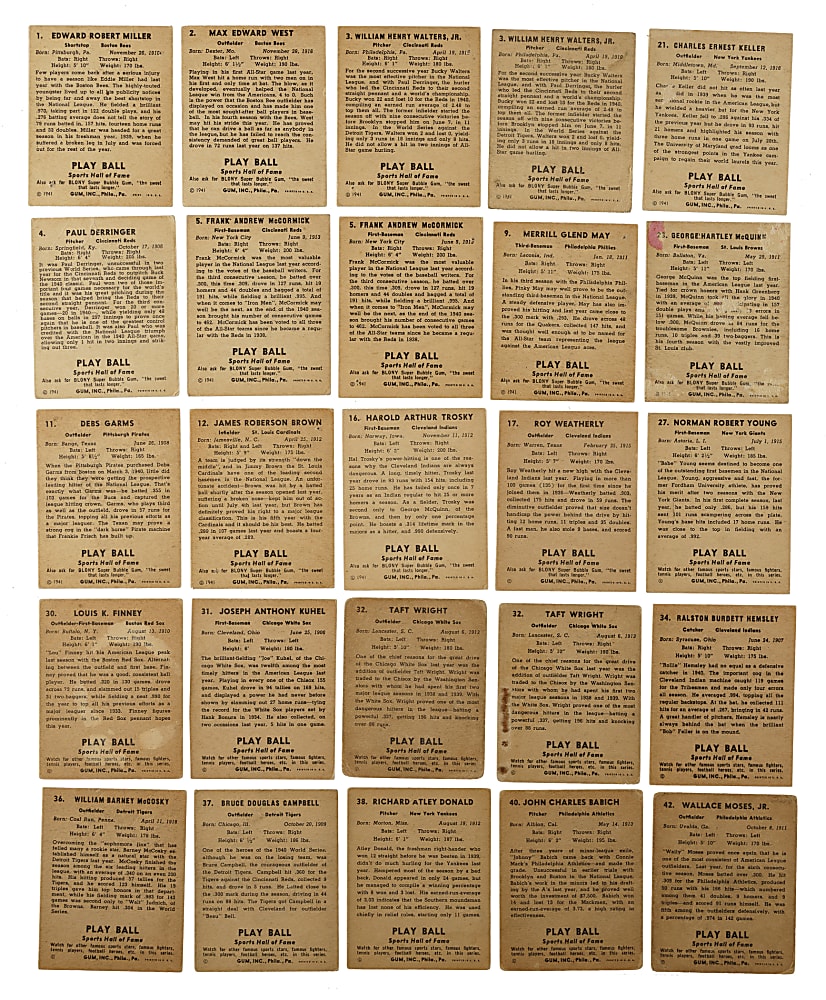 1941 R336 Play Ball Collection (29)
