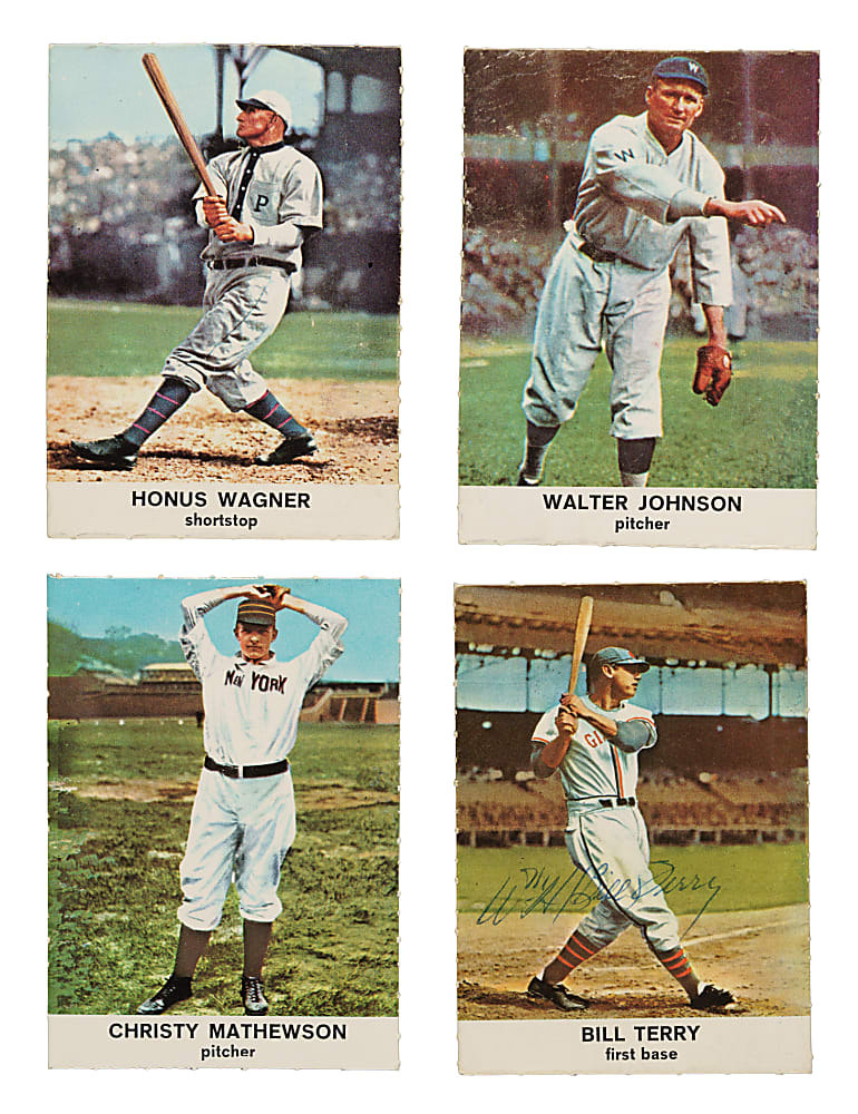 1961 Golden Press Near-Complete Set (29/33) Including Signed Bill Terry