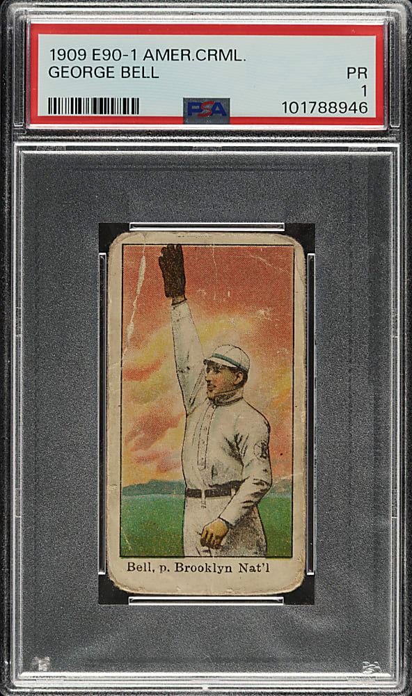 1909-1911 E90-1 American Caramel George Bell PSA POOR 1