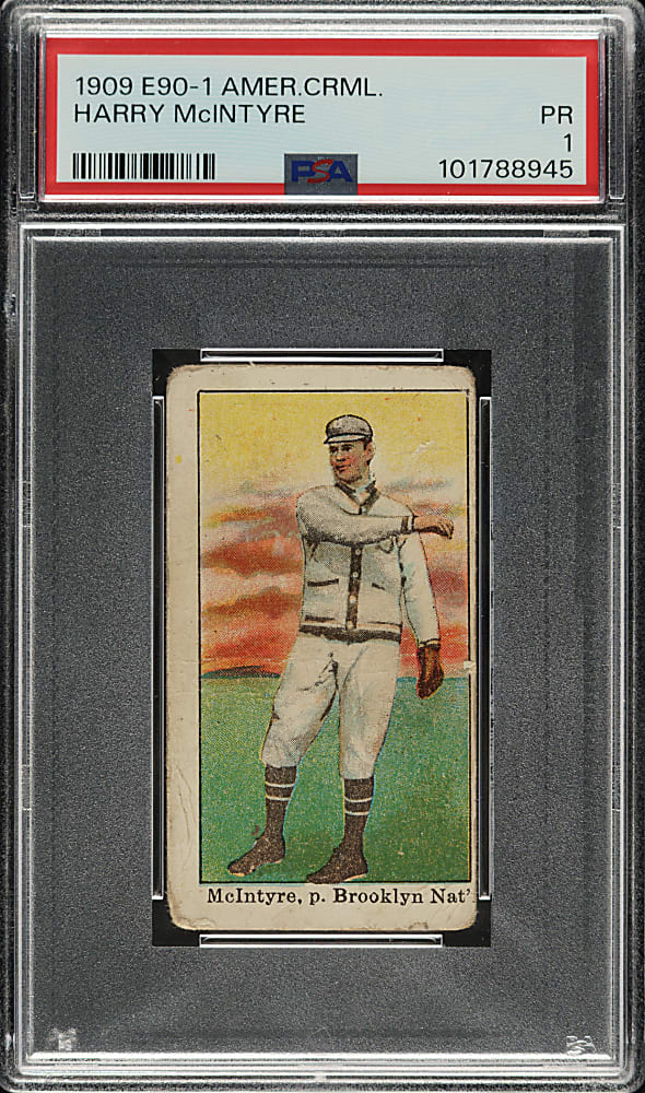 1909-1911 E90-1 American Caramel Harry McIntyre PSA POOR 1
