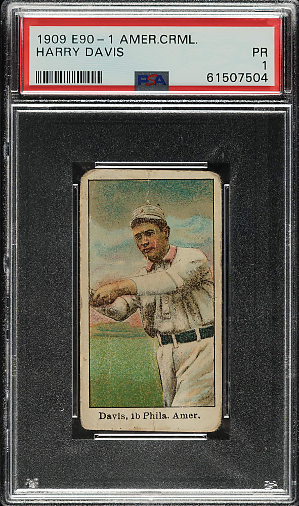 1909-1911 E90-1 American Caramel Harry Davis PSA POOR 1