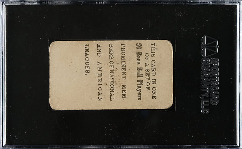 1909 E101 Anonymous "Set of 50" Johnny Siegle SGC GOOD 30