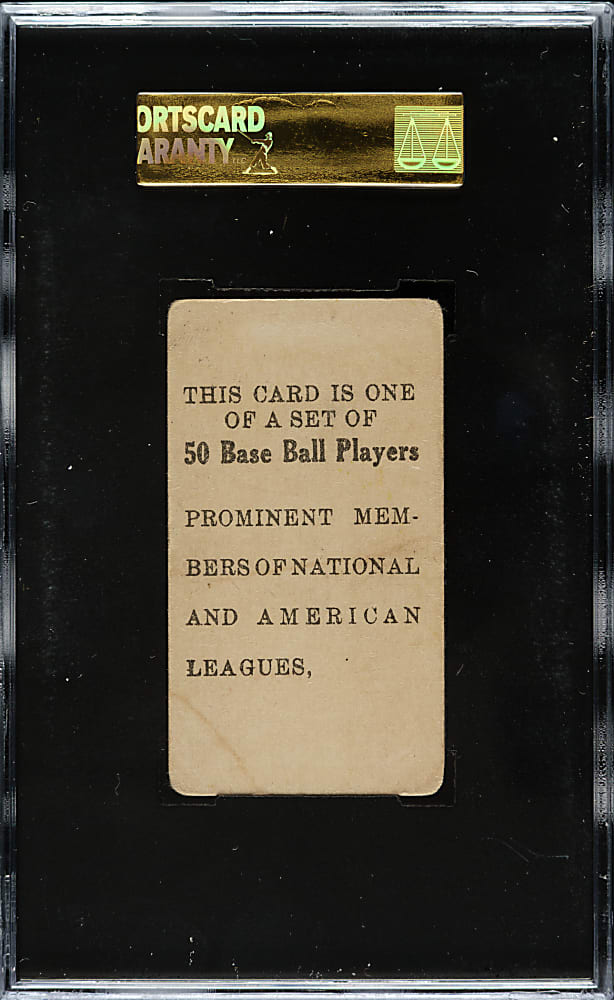 1909 E101 Anonymous "Set of 50" Bob Bescher SGC VG 40