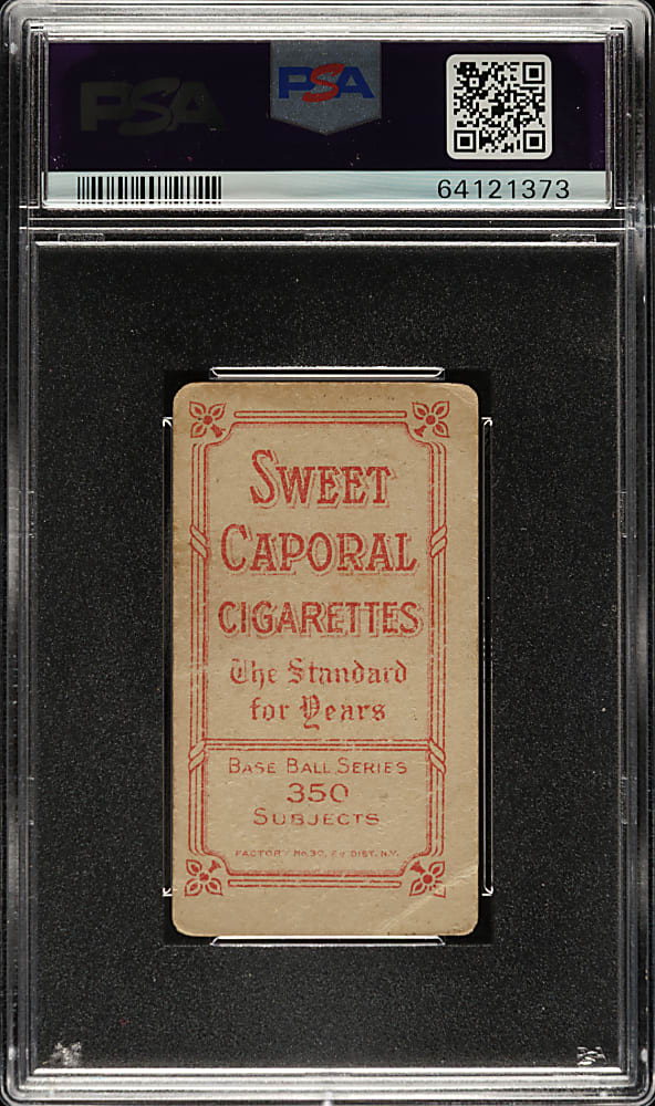 1909-1911 T206 White Border Rube Marquard Portrait PSA POOR 1