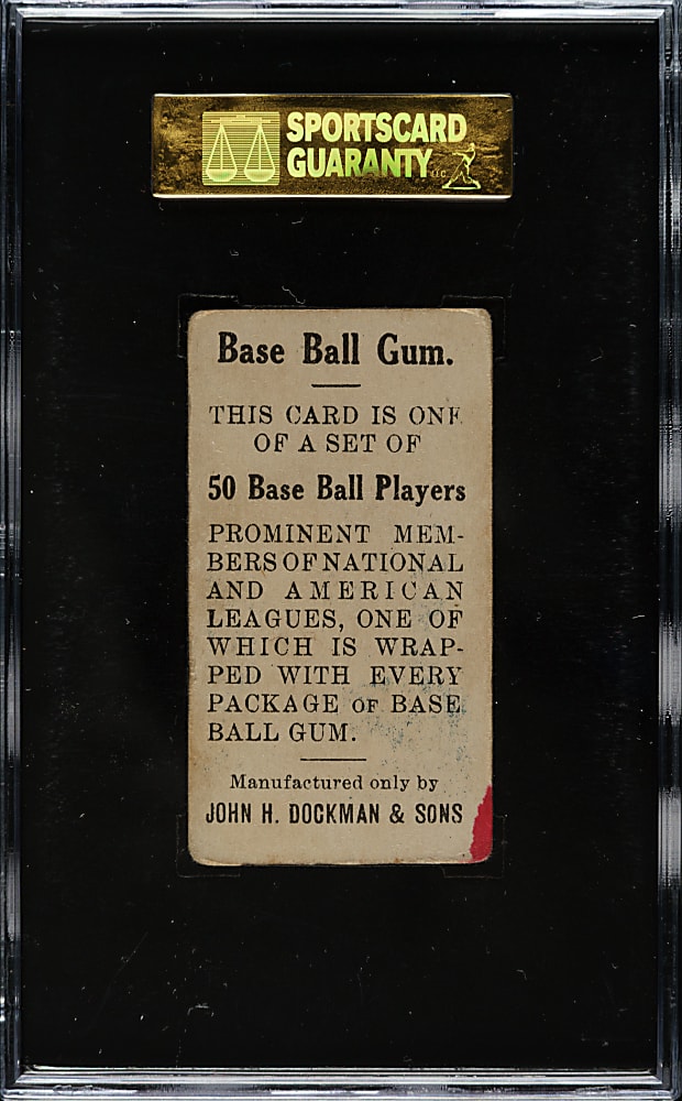1909 E92 Dockman & Sons Dave Shean SGC FAIR 20