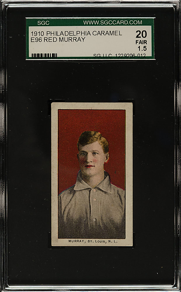 1910 E96 Philadelphia Caramel Red Murray SGC FAIR 20