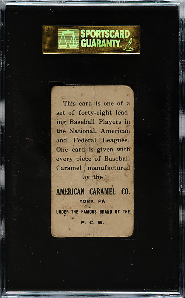 1915 E106 American Caramel Roger Bresnahan SGC POOR 10