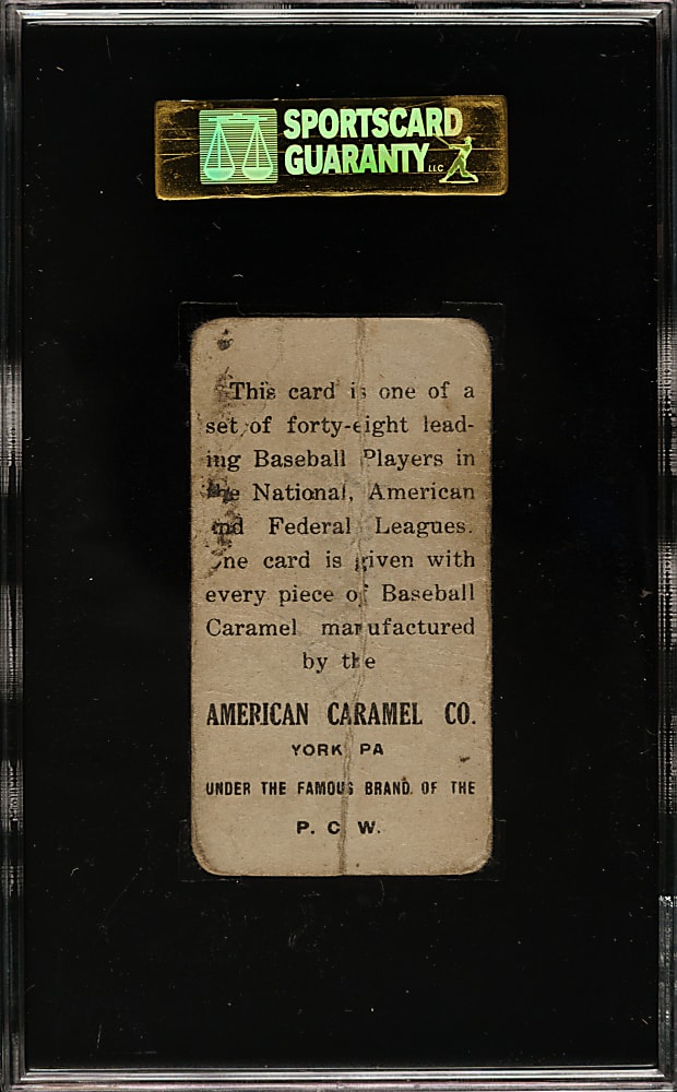 1915 E106 American Caramel Nap Lajoie SGC POOR 10