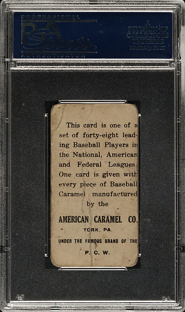 1915 E106 American Caramel Johnny Evers PSA POOR 1
