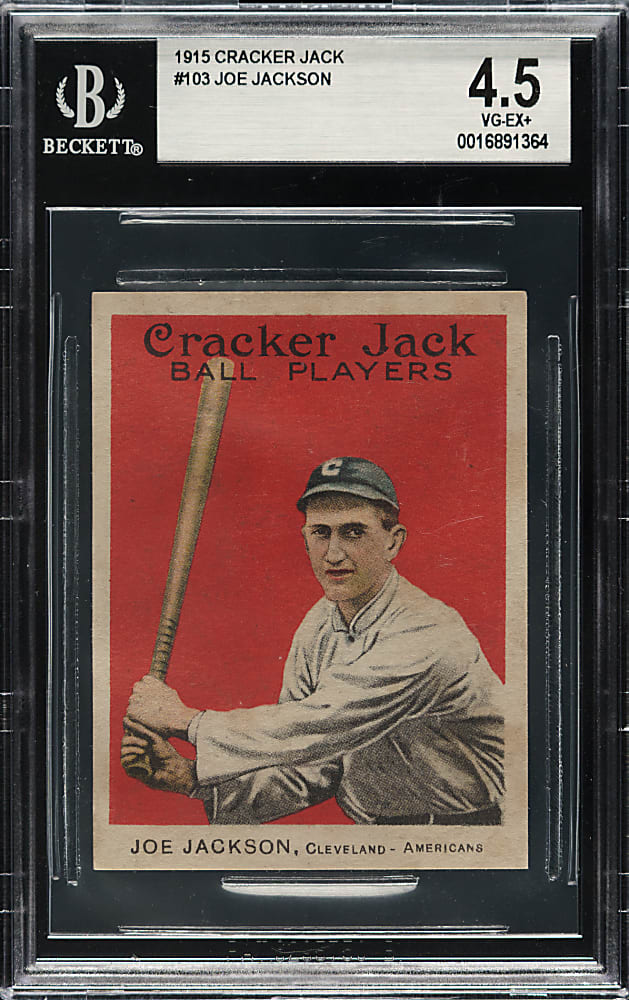 1915 E145 Cracker Jack #103 Joe Jackson BGS VG-EX+ 4.5