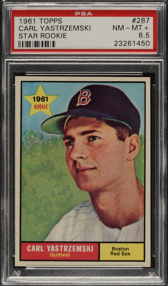 1961 Topps #287 Carl Yastrzemski PSA NM-MT+ 8.5