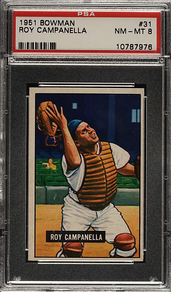 1951 Bowman #31 Roy Campanella PSA NM-MT 8