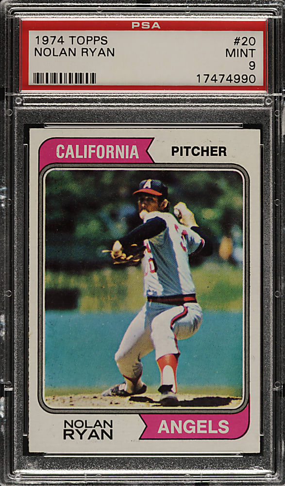 1974 Topps #20 Nolan Ryan PSA MINT 9