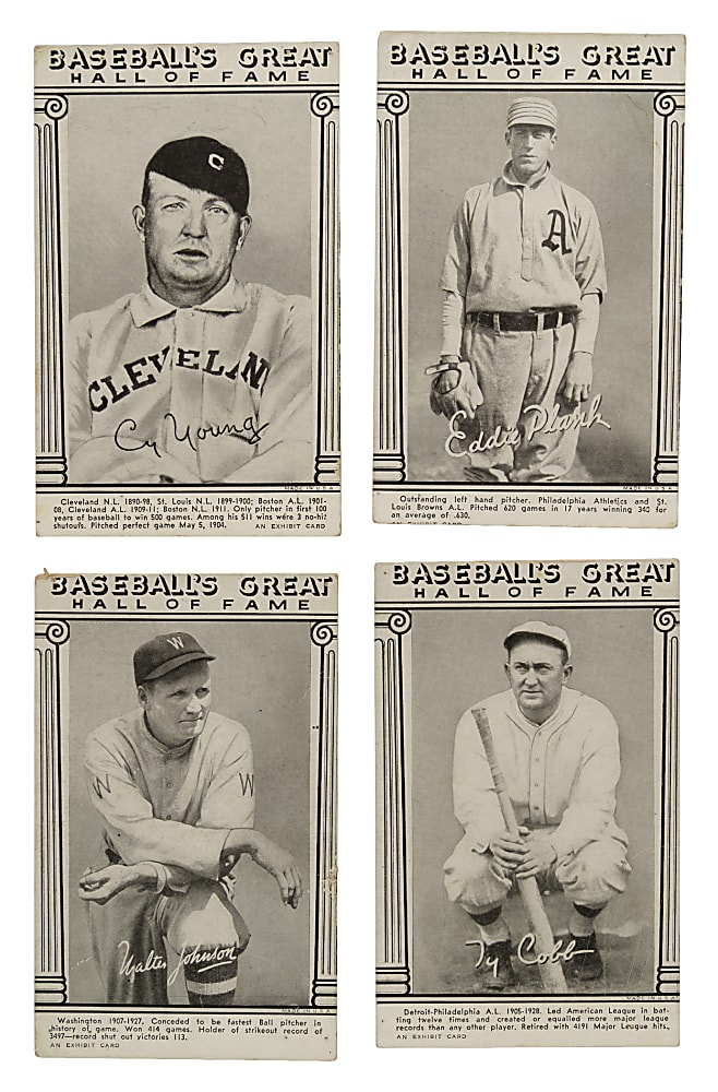 1948 W464 Baseball's Great Hall of Fame Exhibits Collection (7)