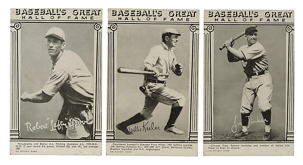 1948 W464 Baseball's Great Hall of Fame Exhibits Collection (7)