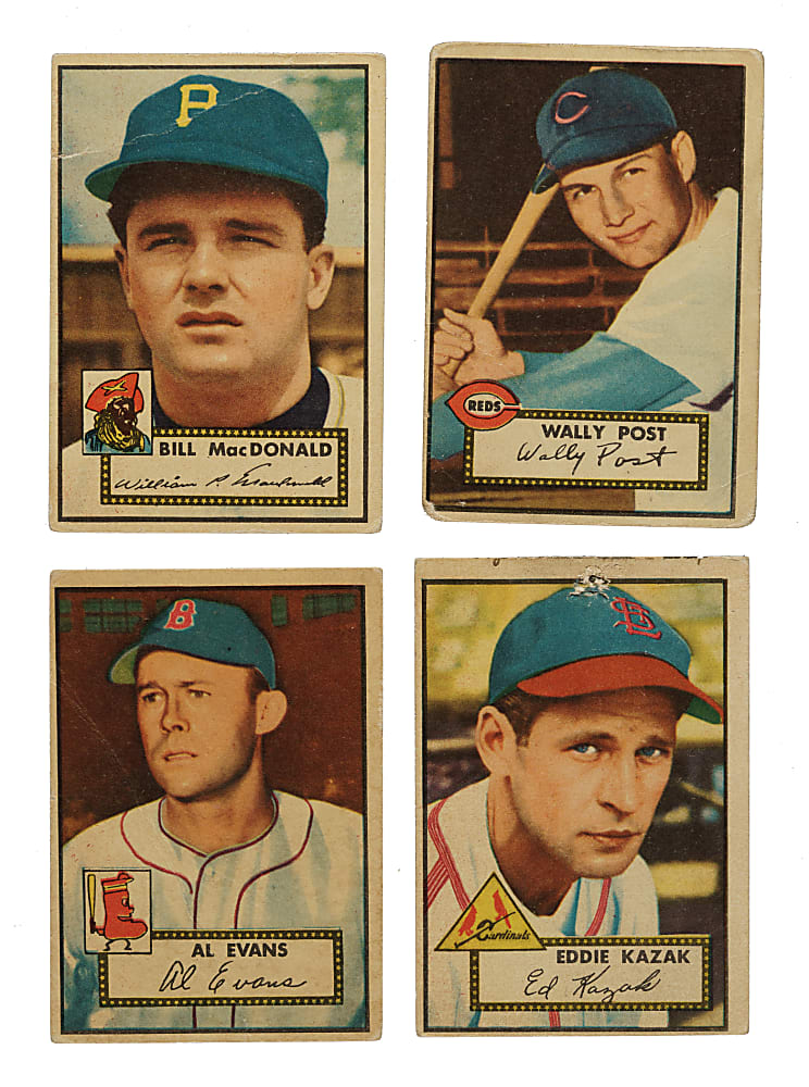 1952 Topps "Canadian" Gray Back Collection (4)