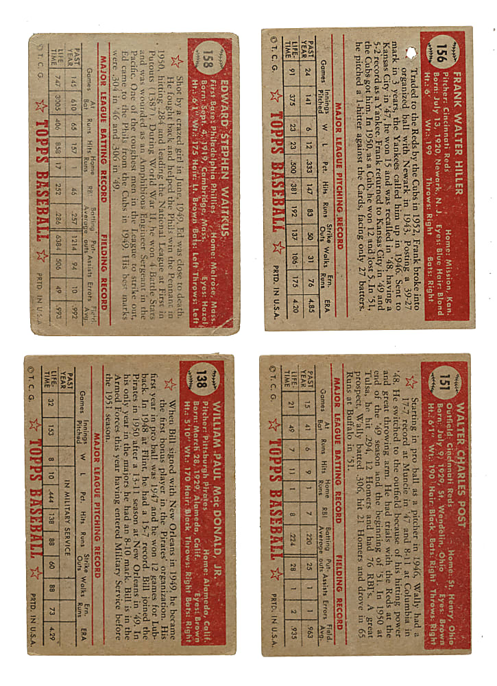 1952 Topps "Canadian" Gray Back Collection (11)