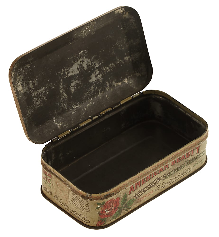 Vintage American Beauty Tobacco Tin