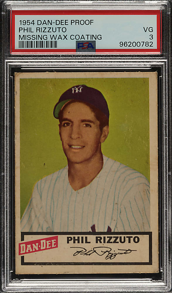 1954 Dan-Dee Potato Chips Phil Rizzuto PSA VG 3