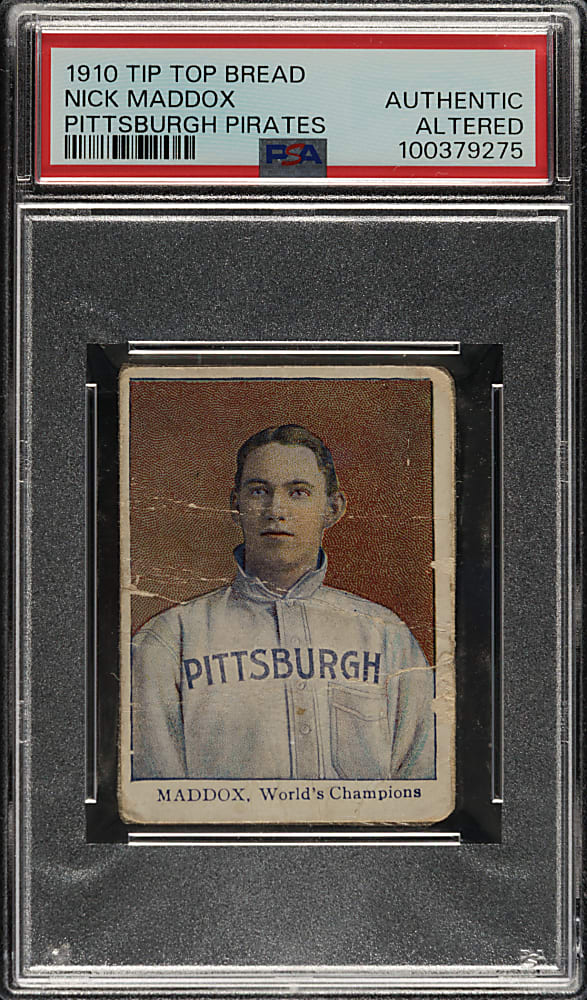 1910 D322 Tip Top Bread Nick Maddox PSA Authentic