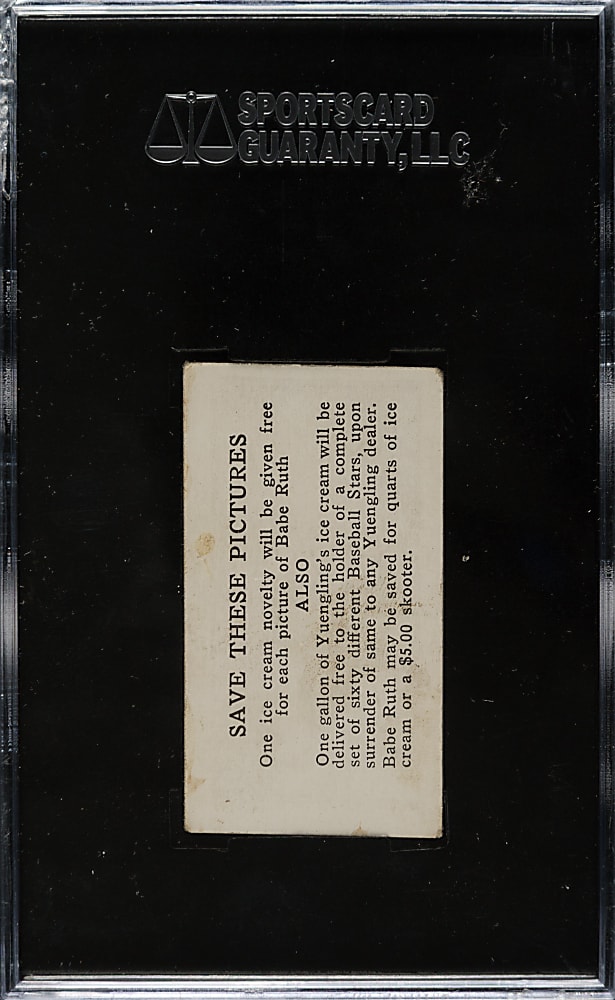 1928 F50 Yuengling's Ice Cream #49 Goose Goslin SGC EX 60