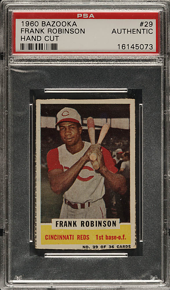 1960 Bazooka #29 Frank Robinson PSA Authentic