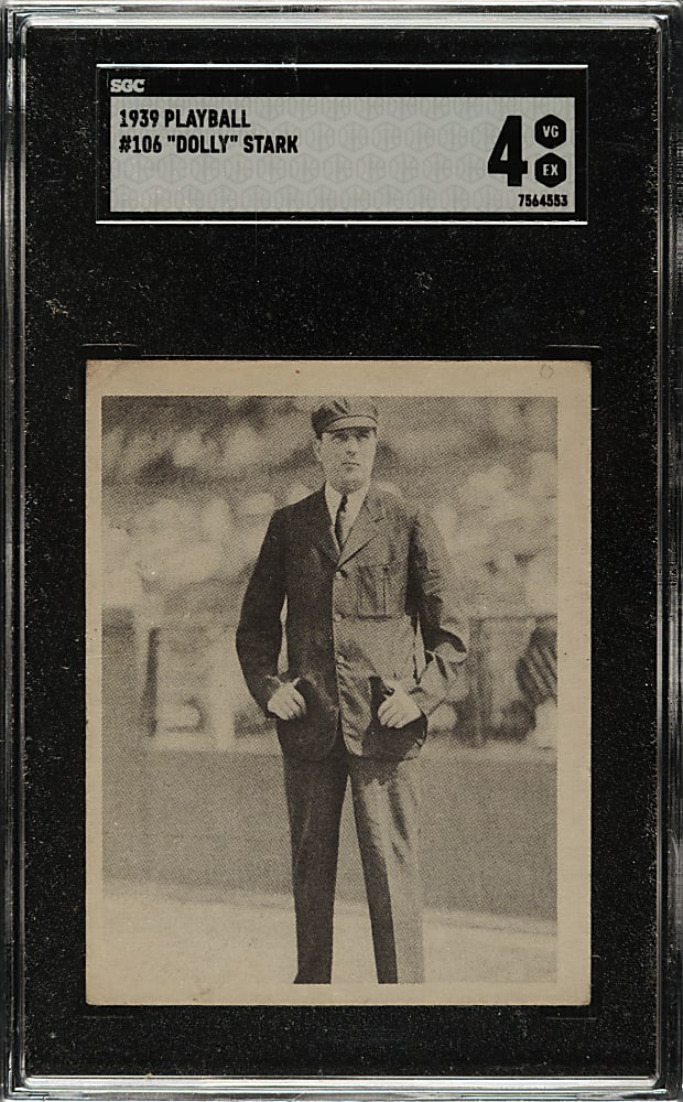 1939 R334 Play Ball #106 Dolly Stark SGC VG/EX 4