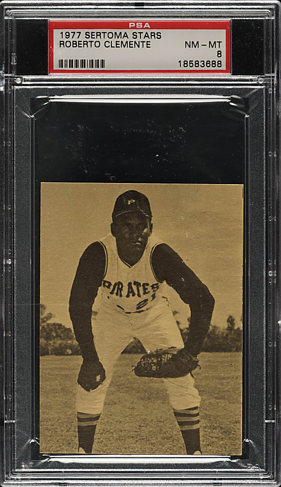 1977 Sertoma Stars Roberto Clemente PSA NM-MT 8