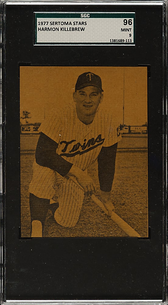 1977 Sertoma Stars Harmon Killebrew SGC MINT 96