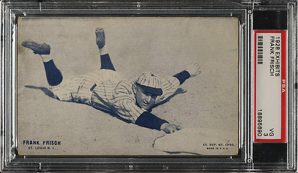 1928 Exhibits Frank Frisch PSA VG 3
