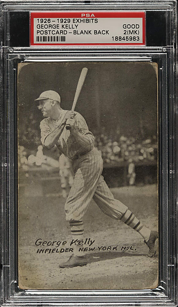 1926-1929 Exhibits George Kelly PSA GOOD 2 (MK)