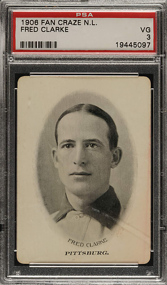 1906 Fan Craze National League Fred Clarke PSA VG 3