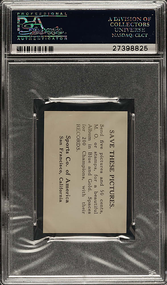 1926 Spalding Champions Bucky Harris PSA NM 7