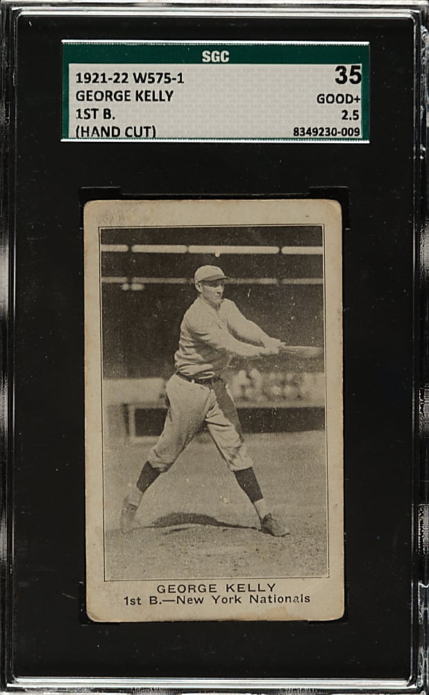 1922 W575-1 George Kelly SGC GOOD+ 35