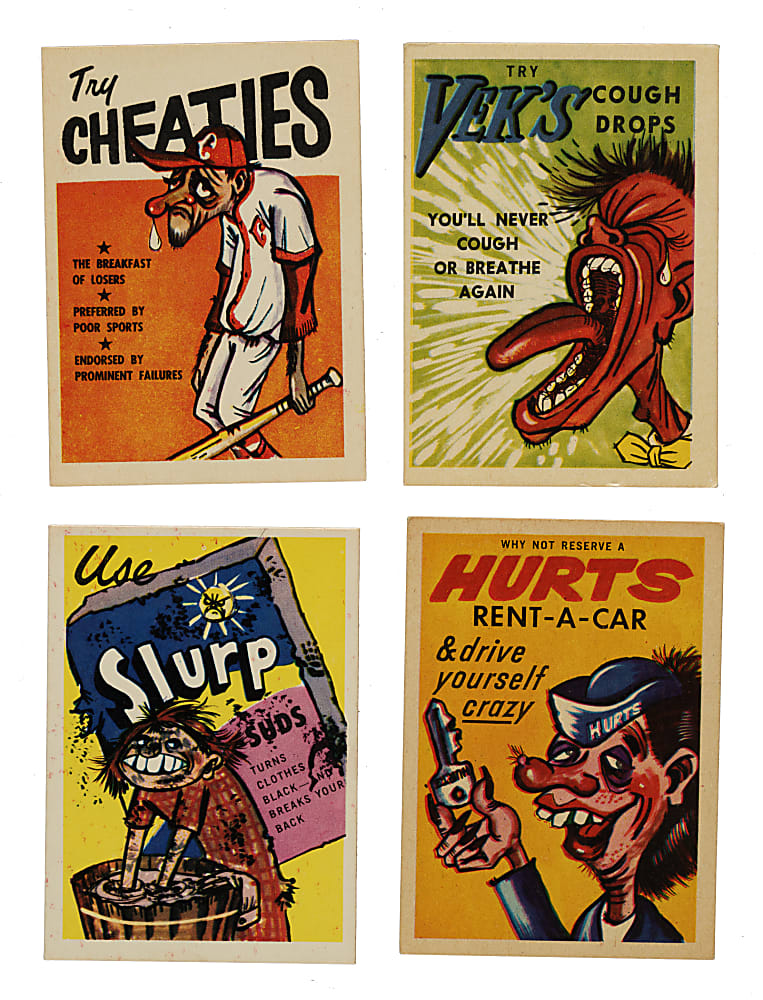 1960 Leaf "Foney Ads" Complete Set (72)