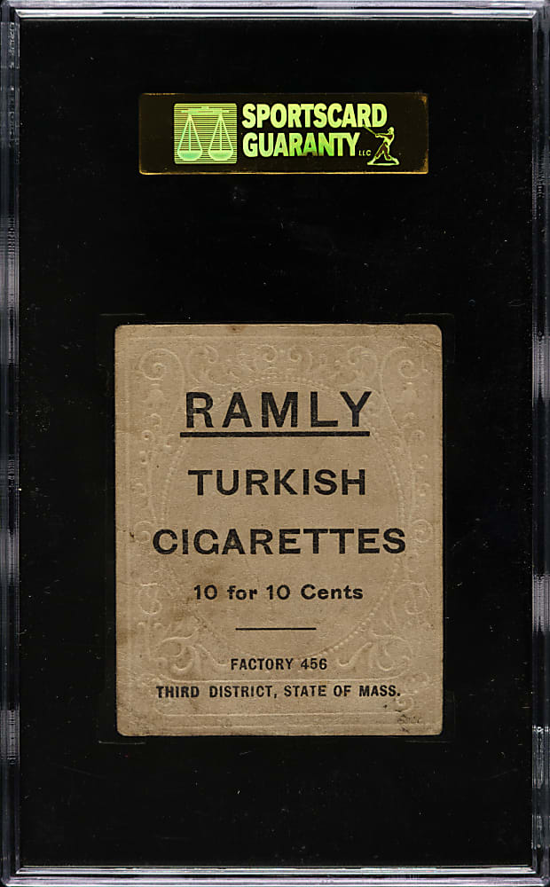 1909 T204 Ramly Tobacco Eddie Collins SGC FAIR 20