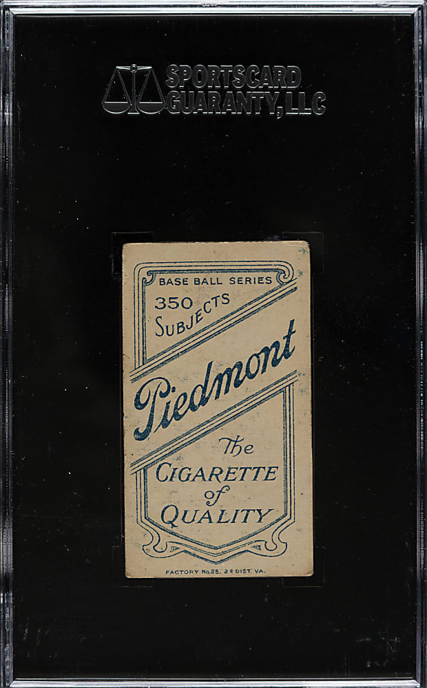 1909-1911 T206 White Border Harry Gasper SGC EX 60