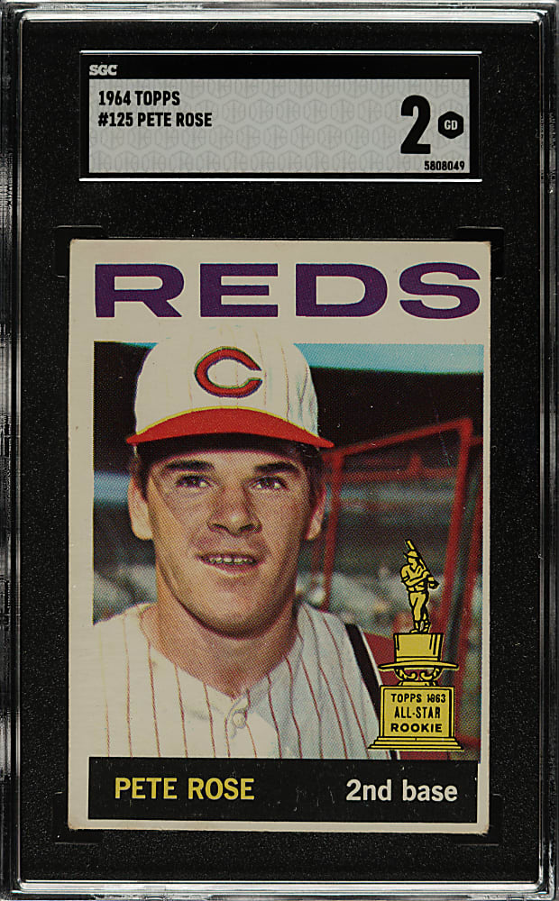 1964 Topps #125 Pete Rose SGC GOOD 2