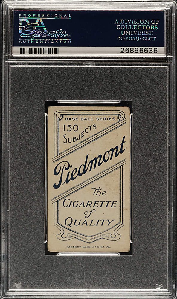 1909-1911 T206 White Border Ginger Beaumont PSA VG+ 3.5