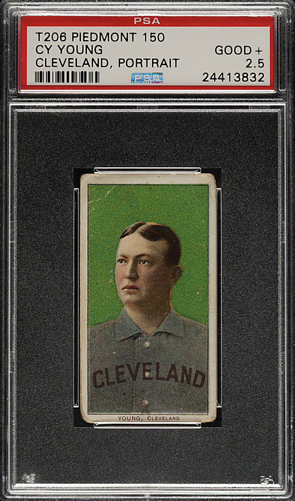 1909-1911 T206 White Border Cy Young Portrait PSA GOOD+ 2.5