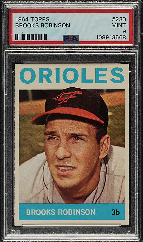 1964 Topps #230 Brooks Robinson PSA MINT 9