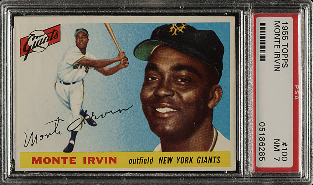 1955 Topps #100 Monte Irvin PSA NM 7