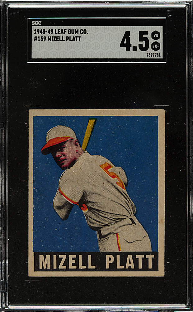 1948-1949 Leaf #159 Mizell Platt SGC VG/EX+ 4.5