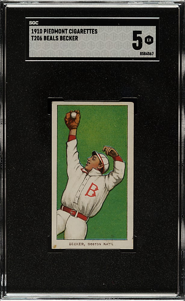 1909-1911 T206 White Border Beals Becker SGC EX 5