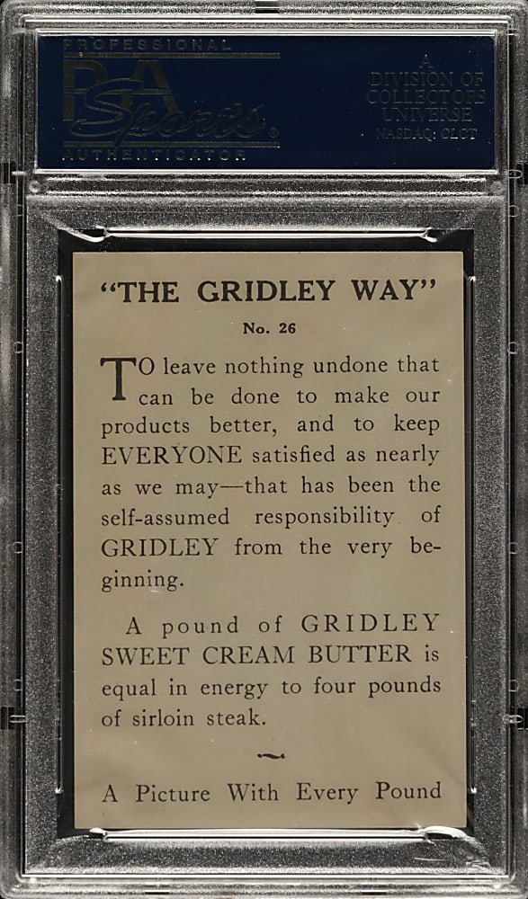 1920s F130 Gridley Butter "Heroes of History" #26 Zebulon Pike PSA NM-MT 8